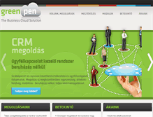 Tablet Screenshot of greenpen.hu